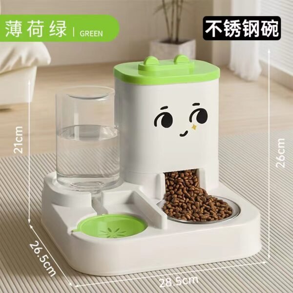 Pet food bowl automatic feeder and water dispenser integrated - Image 9