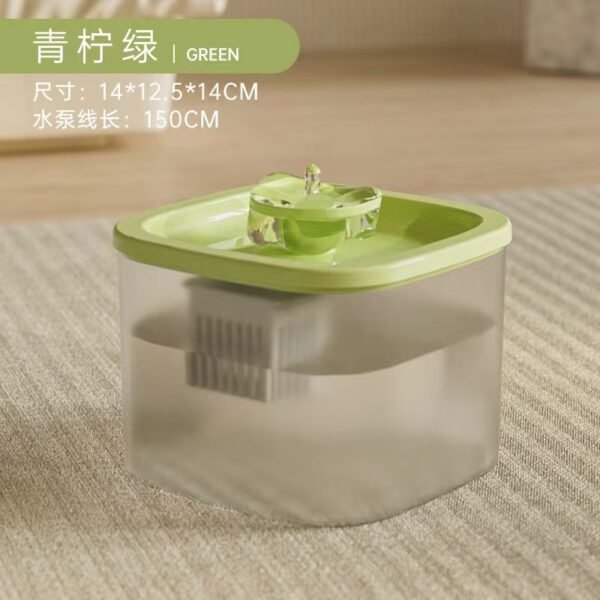 Pet automatic water dispenser with dry wet separation 2-in-1 universal feeding model - Image 10