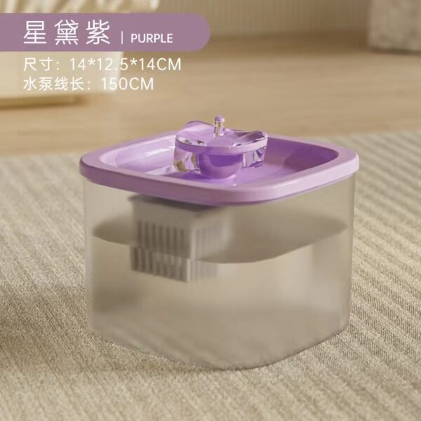 Pet automatic water dispenser with dry wet separation 2-in-1 universal feeding model - Image 11