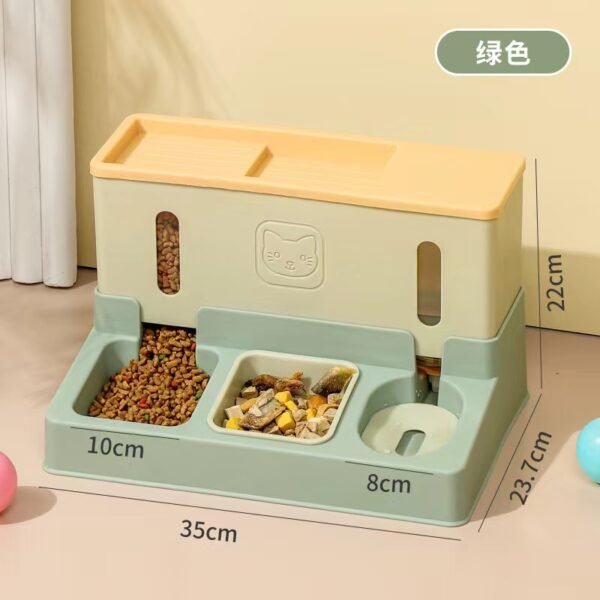 Integrated pet water dispenser and feeder with automatic refilling function - Image 8