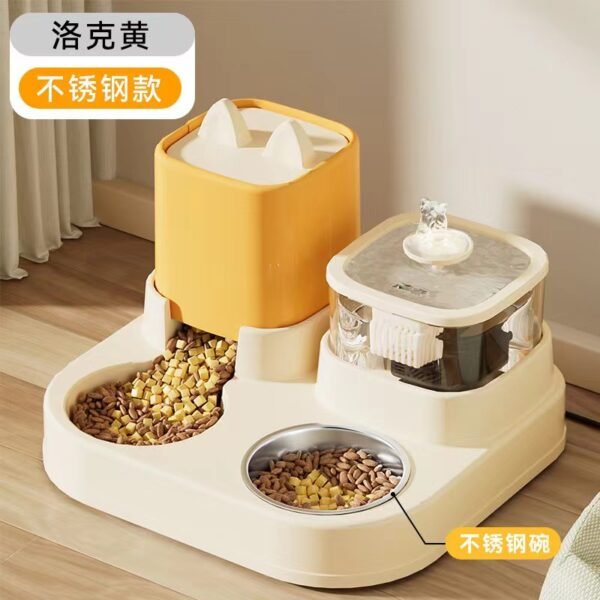 Cartoon cat head feeder, water dispenser, automatic circulation filtration of live water - Image 7