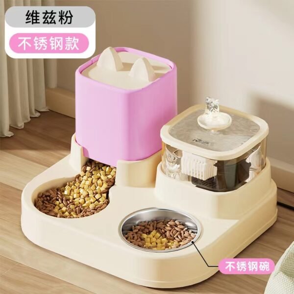 Cartoon cat head feeder, water dispenser, automatic circulation filtration of live water - Image 8