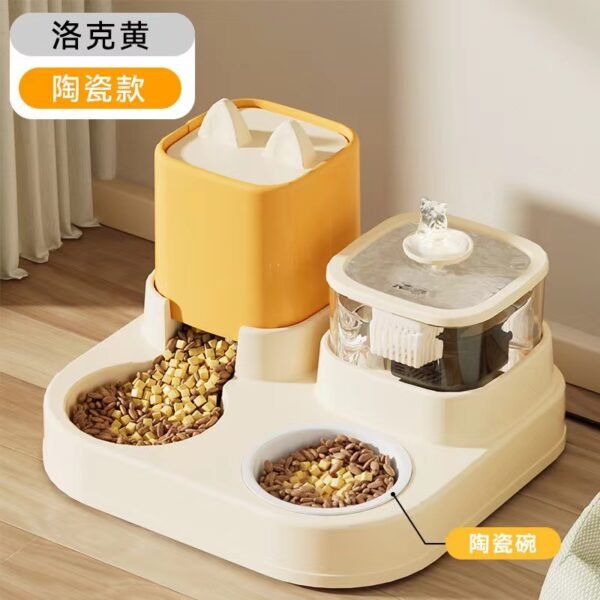 Cartoon cat head feeder, water dispenser, automatic circulation filtration of live water - Image 10