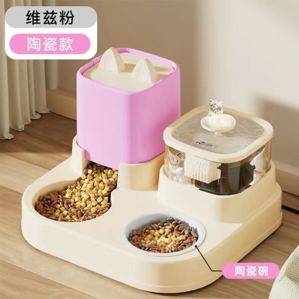 Cartoon cat head feeder, water dispenser, automatic circulation filtration of live water - Image 11