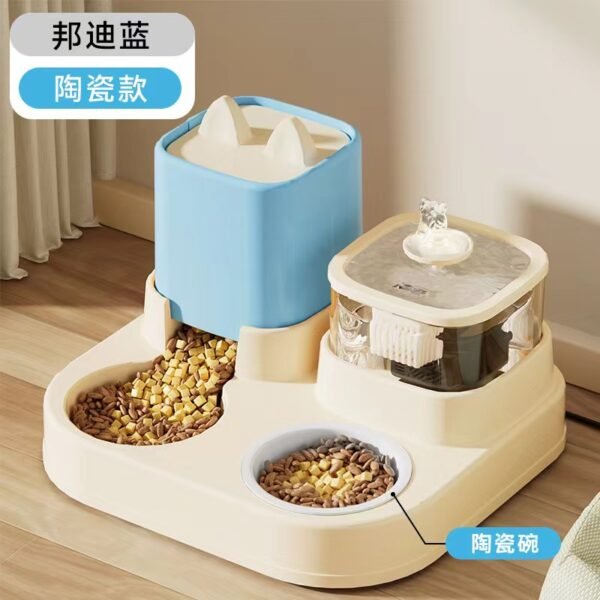 Cartoon cat head feeder, water dispenser, automatic circulation filtration of live water - Image 12