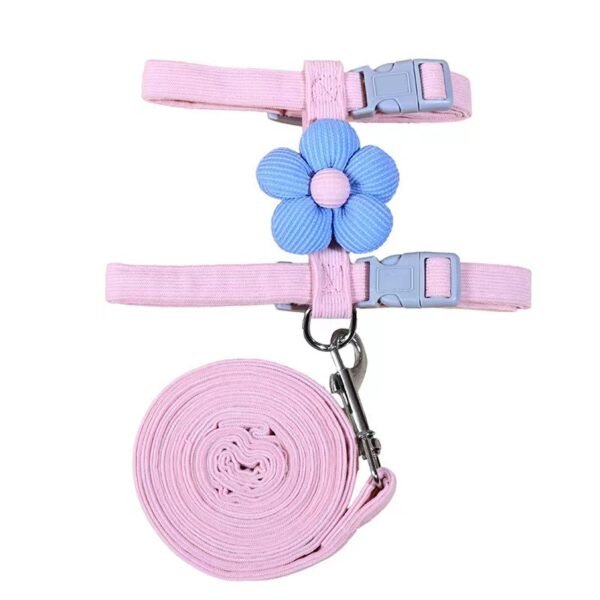 Small pet leash with adjustable cross shaped design to prevent slipping when going out - Image 3